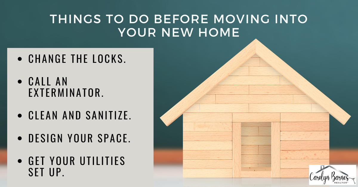 Moving Tips; WHAT SHOULD I DO BEFORE MOVING INTO MY NEW HOUSE?; Tips for Renters; Tips for Home Buyers; Realtor Carolyn Barnes; Come to Katy, TX
