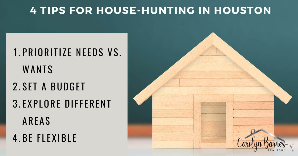 4 Tips for House-Hunting in the Houston Area; A Millennial's Guide to House-Hunting #cometokaty #realtorcarolynbarnes